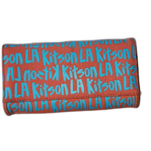 Kitson LA wallet Pink and Blue